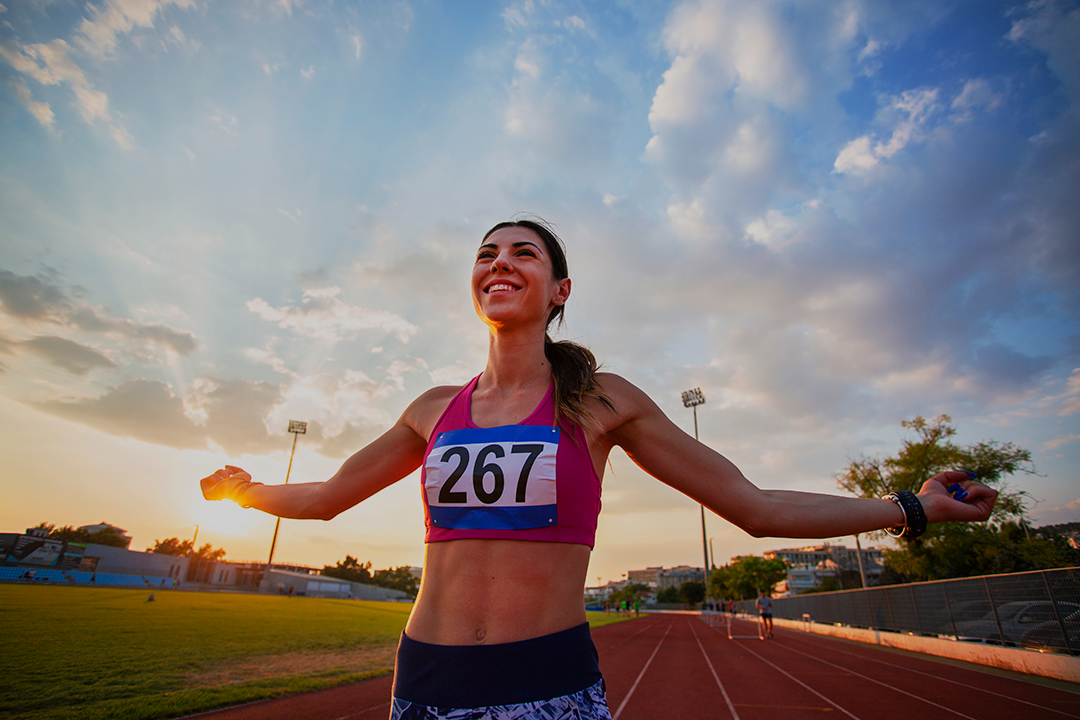 Woman aging well because she knows her numbers, and works to protect her healthspan through smart nutrition and lifestyle choices.